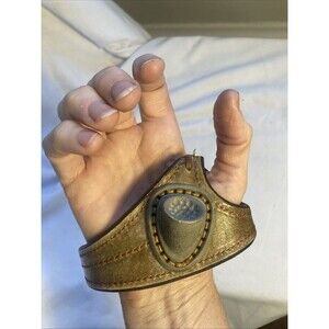 1945 Antique Sailmakers Tool Sailors Palm Sewing Seaming Sail Thimble Vintage